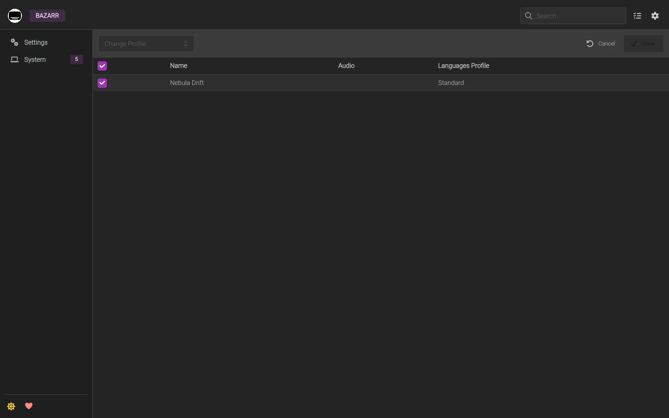 Apply the languages profile to the whole library with Mass Edit.