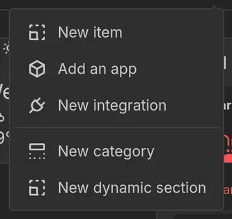 Add a new App tile to the board in edit mode