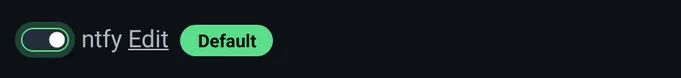 Tick the ntfy notification on the new monitor.