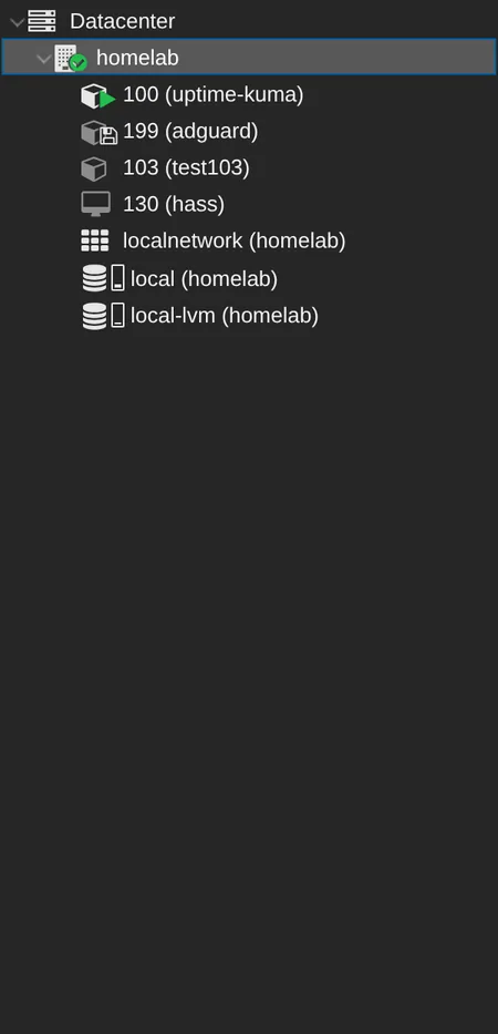 Compare the container icon with the virtual-machine icon.